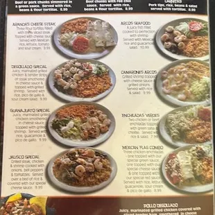 ramen and noodles, menu