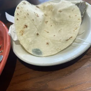 Mold in food, absolutely disgusting.