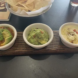 Dip trio