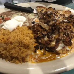 Choripollo was really good today...soooooo much food