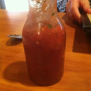 "Medium" spice salsa