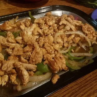 Chicken fajitas