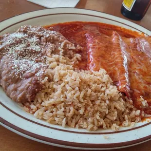 Plato de enchiladas