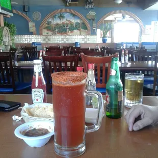 Michilada time with my coworkers :)