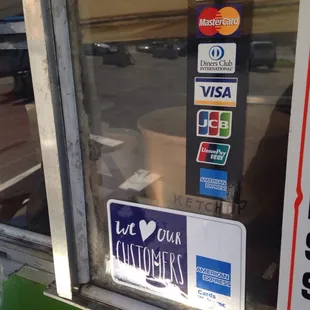 We now proudly take Credit Cards!!!