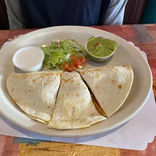 Shredded beef quesadilla very delicious recommend.