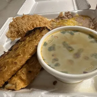 Birria plate with consome