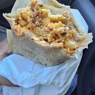 Chorizo and Egg Burrito