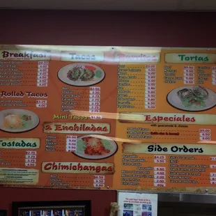 Menu 1 of 3