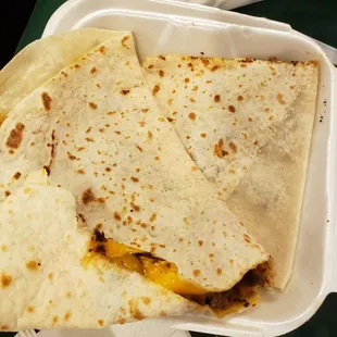 Carne asada quesadilla