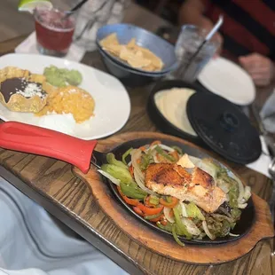 Fajitas salmon