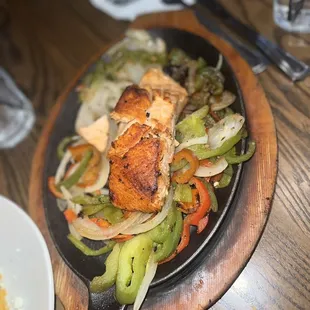Salmon Fajitas