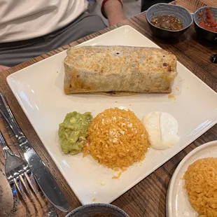 Steak burrito