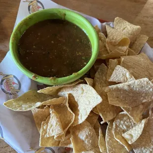 Chips and Salsa!  Absolutely delicious