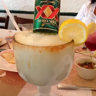 BeeraRita with Lucas instead of salt