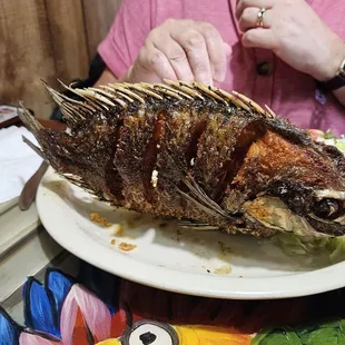 The tilapia aviña plate.