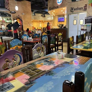 interior, sushi and sashimi