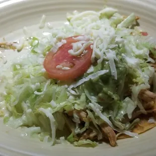 Chicken Tostadas