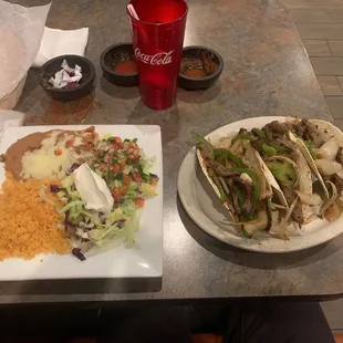 Fajitas tacos $13.99