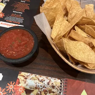 Chips and salsa.