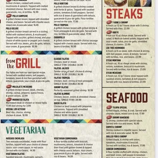 the menu