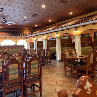 Inside of restaurant.
