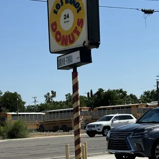 Sitting in drive through