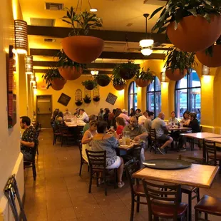 Inside dining area from my table