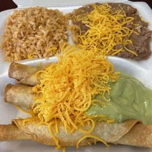 Rolled Tacos Plate