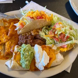 Omg plate - has burrito