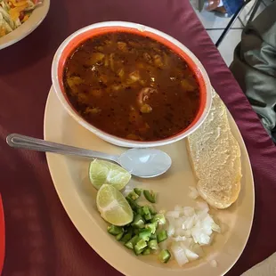 Menudo (served only on Saturday and Sunday)