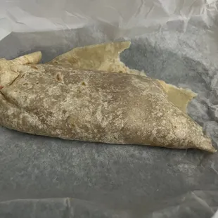 Bean and cheese burrito