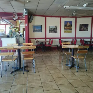 Looking toward doors and cashier