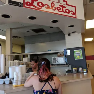 Some tacos before her flight