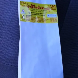 Special burrito bag!