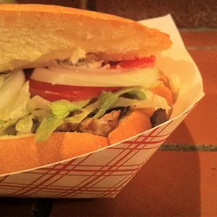 The side of the Alambre torta.