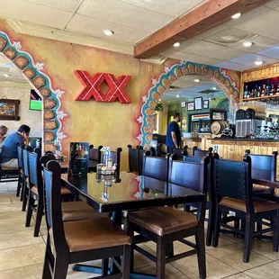 Inside decor and seating area still the same. Restaurant rebranded with new name.