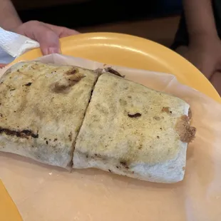 Beef burrito