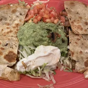 Mushroom quesadilla