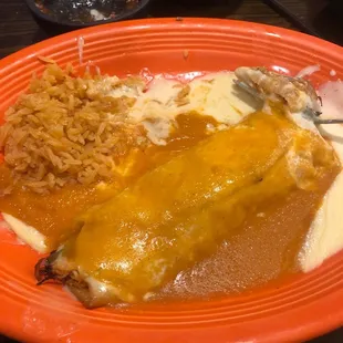 Chicken chimichanga