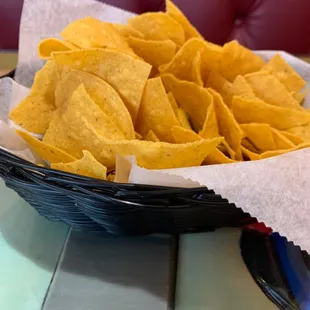 a basket of tortillas