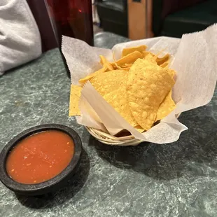 Complimentary Chips and Salsa