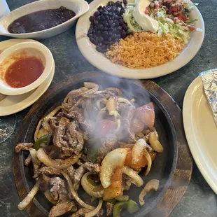 Steak Fajitas Plate