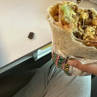 Rock found in burrito