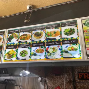 a menu for a mexican restaurant