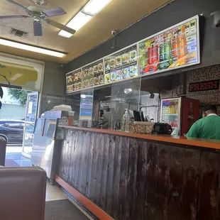 Views from the inside looking out to hollywood blvd