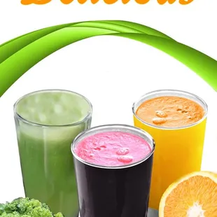 Fresh Fruit Juices made to order.