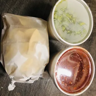 the contents of a sandwich and condiments