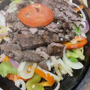 Steak fajita's!