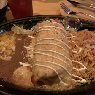 Shredded Beef Burrito